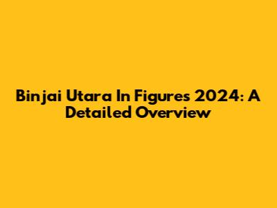 Binjai Utara In Figures 2024: A Detailed Overview