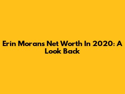 Erin Moran's Net Worth In 2020: A Look Back