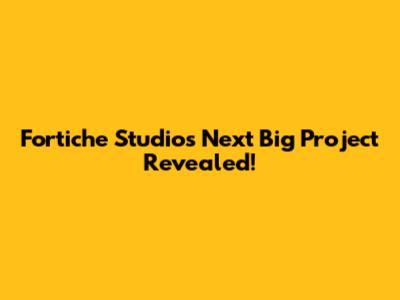 Fortiche Studios' Next Big Project Revealed!
