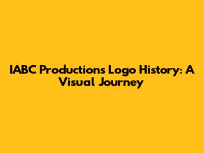 IABC Productions Logo History: A Visual Journey