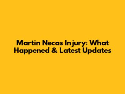 Martin Necas Injury: What Happened & Latest Updates