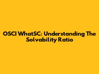 OSCI WhatSC: Understanding The Solvability Ratio