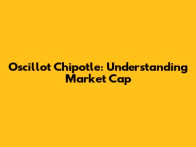 Oscillot Chipotle: Understanding Market Cap