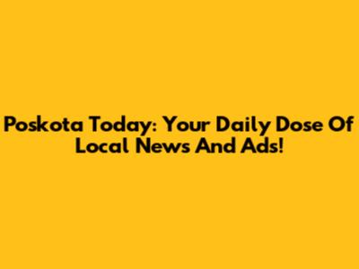 Poskota Today: Your Daily Dose Of Local News And Ads!