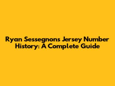 Ryan Sessegnon's Jersey Number History: A Complete Guide