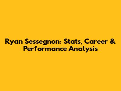 Ryan Sessegnon: Stats, Career & Performance Analysis
