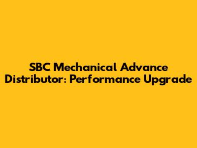 SBC Mechanical Advance Distributor: Performance Upgrade
