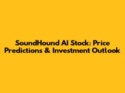 SoundHound AI Stock: Price Predictions & Investment Outlook