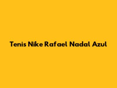 Tenis Nike Rafael Nadal Azul