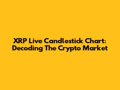 XRP Live Candlestick Chart: Decoding The Crypto Market